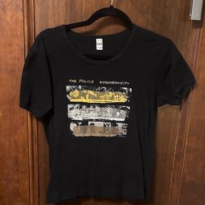 The Police Synchronicity Black T-Shirt